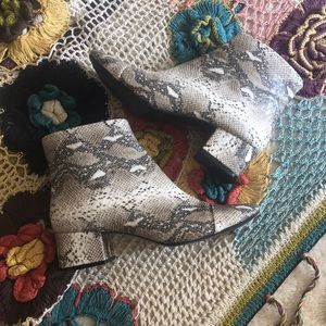 Snakeskin boots